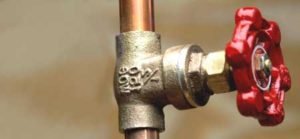 water shut plumbing main valve